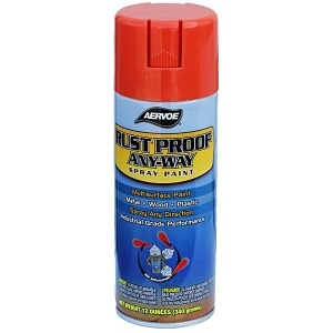 Dottie 305 Rust Proof Paint, Safety Orange