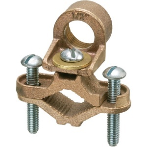 Arlington 730B Ground Clamp, 1/2" Hub