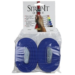 Dottie 2WS10 Nylon Tie Down Strap, 10 in, Blue