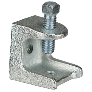 Dottie BK38M Clips and Clamp, 3/8" Malleable Iron Beam Clamp