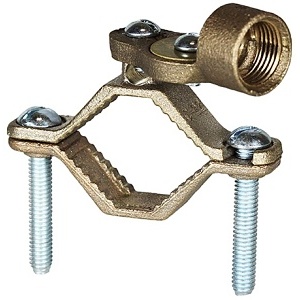 Dottie 270H Anchor, 1-1/4"-2" Bronze Ground Clamp with 1/2" Hub