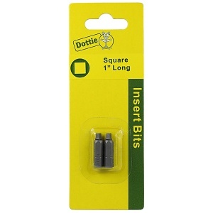 Dottie IB0C #0 X 1" Square Drive Insert Bit, Carded