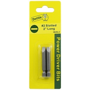 Dottie IB1SXC Drill Bit, #1 3" Slotted Power Bit Carded