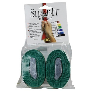 Dottie 2WS06 Nylon Tie Down Strap, 6 in, Green