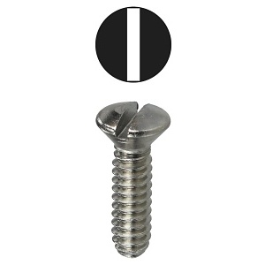 Dottie 414SS Screw, 632X1/2 WLPLT SLTTD Head, 100BX