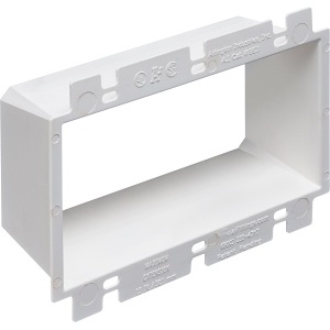 Arlington BE3 Wall Plate, 3 Gang Box Extender