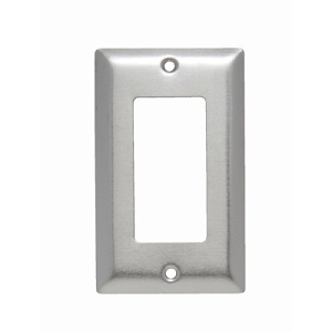 Pass & Seymour SS26 Wall Plate, Smooth 302SS 1-Gang Decorator