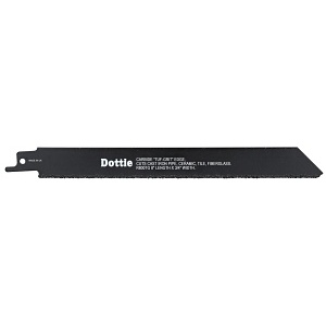 Dottie R800TG Cutting Tool, 3/4" 8" Carbide Grit Reciproblade