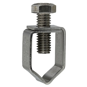 Dottie UGRCS Clips and Clamp, Stainless-Steel Universal Ground Rod ClaMP