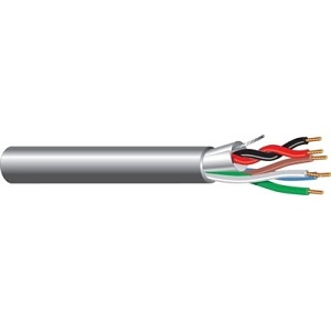 West Penn 373GY1000 Outdoor Audio Cable, 6C 22G SLD (2S/4UN PVC)