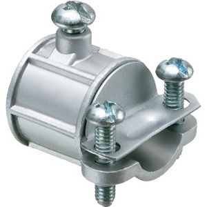 Arlington 8600 EMT To Flex Coupling, 1/2" EMT To 3/8" Flex