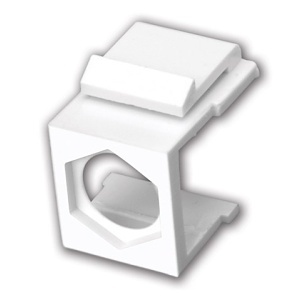 Vanco 820430 Blank Keystone Inserts, White