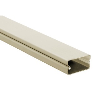 Hubbell HBL2400BCIV 5' Raceway Base and Cover, Ivory