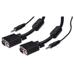 Vanco VGAA-6X HDMI to VGA Cable, Cable AVGA 3.5 mm Audio 6'