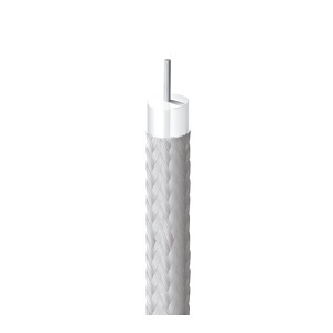 Belden 1675ATIN500 14AWG Solid Coaxial Cable with 0.065" Silver-Plated Copper Conductor, 500', Tin