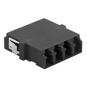 Hubbell FANLCQSC6BK Fiber Optic Cable Connector, 6-Pack, Black