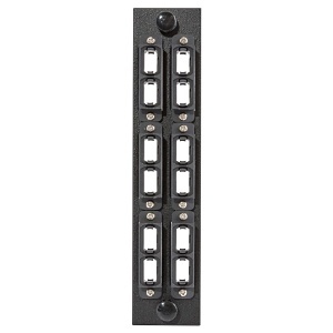 Hubbell FSPNMTPDBK6 Fiber Optic Patch Panel