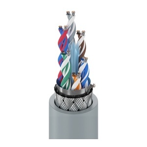 Belden 81060605000 24AWG 6-Pair Multi-Conductor Cable, 1000' Spool, Chrome