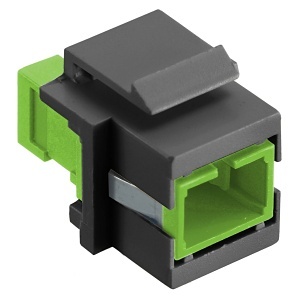 Hubbell SFFSCSGNBK Fiber Optic Cable Connector