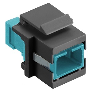 Hubbell SFFSCSAQBK Fiber Optic Cable Connector