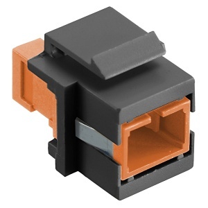 Hubbell SFFSCSORBK Fiber Optic Cable Connector