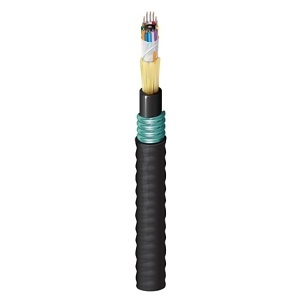 Belden FSSH1446G FS HD-LT Series OS2 144-Fiber Indoor/Outdoor Heavy-Duty Loose Tube Fiber Optic Cable, OSP Corrugated Steel Tape Armored