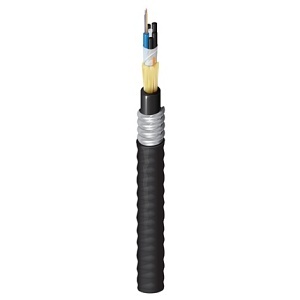 Belden FD3H0125G FD HD-LT Series OM3 12-Fiber Indoor/Outdoor Tight-Buffered Fiber Optic Cable, OFCR