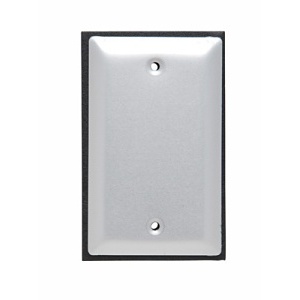 Pass & Seymour WPB1 Faceplates and Mounting Boxes, WP Cover 1G Blank with Gasket