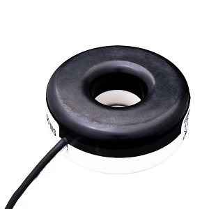Leviton CDA02-K12 Current Transformer for Submetering, Solid Core, 200A, 100mA, +/-0.3% Accuracy, 0.72" Opening, 48" Leads, Black