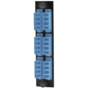 Hubbell FSPNLCQS6B Fiber Optic Patch Panel