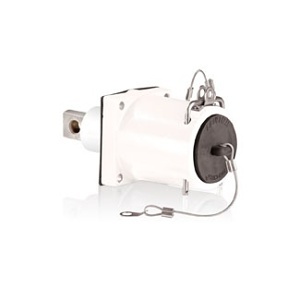 Leviton 49FR1-CW 49 Series Female Receptacle, 313-777 MCM, Single Hole Bus Bar, White