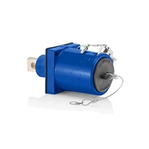 Leviton 49MR1-XB Rhino-Hide 49 Series Single Pole Male Receptacle, 313-777 MCM, Single Hole Bus Bar