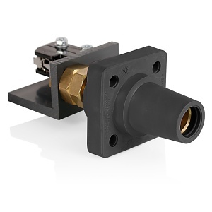Leviton 16RSW-UE Receptacle, 400A, 600, Black