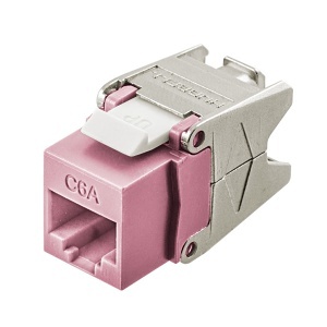 Hubbell HJU6APK24 Keystone Jack, CAT6A, Universal, 24-Pack