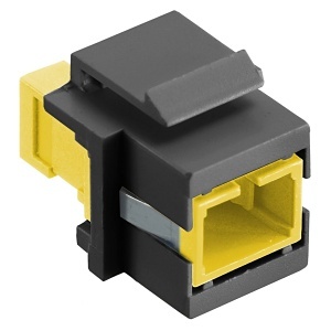 Hubbell SFFSCSYBK Fiber Optic Cable Connector