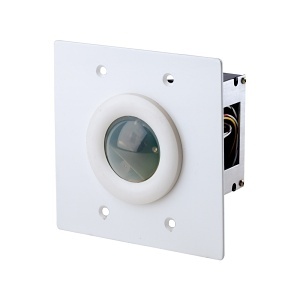 Leviton D42IR-RFW IR Receiver for Dimensions Commercial Lighting Control System, Flush Mount, White