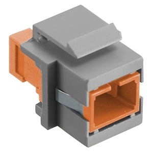 Hubbell SFFSCSORG Fiber Optic Cable Connector