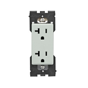 Leviton RER20-SE RENU Tamper-Resistant Outlet / Receptacle, 20A, Sea Spray