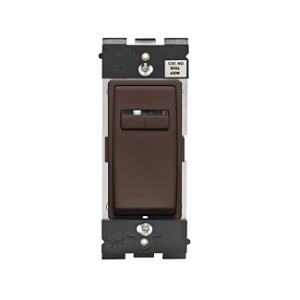 Leviton REL06-WB RENU LED Dimmer Switch, 300W Dimmable LED, 600W Incandescent, Single Pole or 3-Way / Multi-location, Walnut Bark
