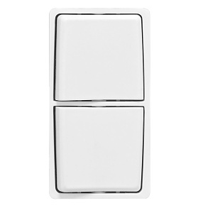Leviton RK634-WW White Renu Combination Switch with Color Change Functionality