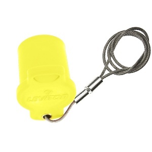 Leviton 16P22-UY Yellow Female Protective Cap Taper N