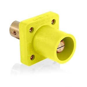 Leviton 16R19-UY Yellow 16 SRS ML Receptacle 2-4/0