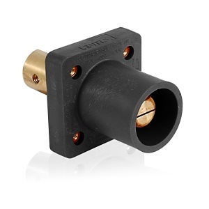Leviton 16R19-UE Male Panel Receptacle 1/2 Tapped Terminal 2-4