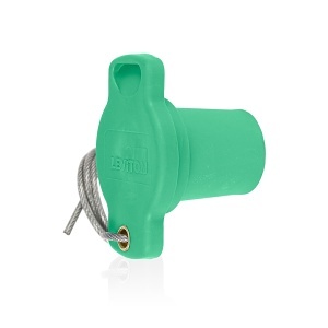 Leviton 16P21-UG Green Male Proactive Cap Taper N