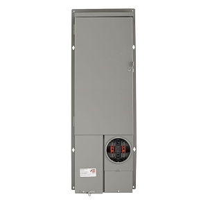 Leviton LP420-SR Load Center Series 40-Space Semi-Flush All-in-One Meter Load Center Combination Panel, 200A, Ring Type