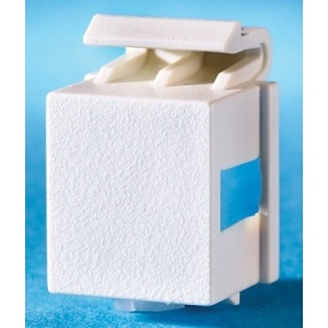 Ortronics KSB10-99 Keystone Blank Insert, Package of 10, Wall Mount, Ivory