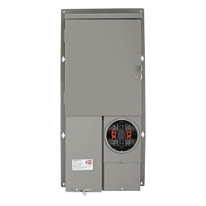 Leviton LP120-SR 12-Space Outdoor Meter Main Combo with 200A Main Circuit Breaker, Solar-Ready