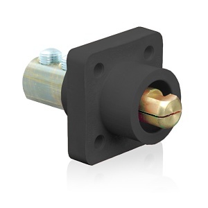 Leviton 18R23-UE EB 18 Series Male Panel Receptacle Double Set Screw 2/0-4/0
