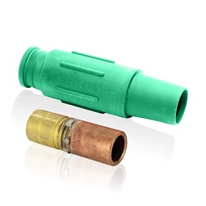 Leviton 23L26-SG 23 Series Female Plug, 500-750 MCM, Green