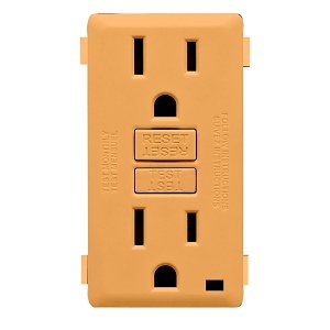 Leviton RKG15-TC RENU 15A Tamper-Resistant GFCI Outlet / Receptacle, Toasted Coconut